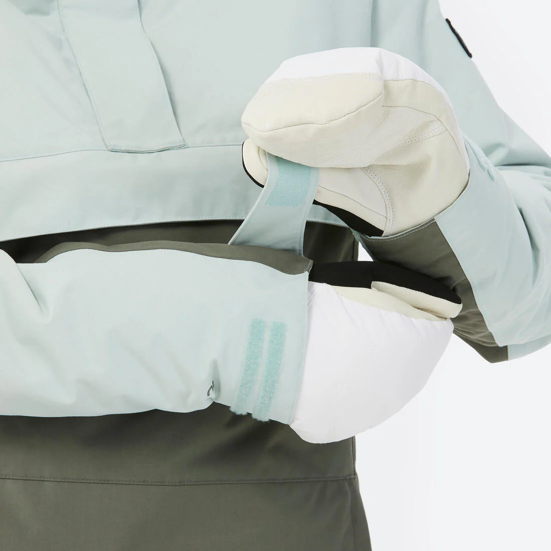 Chaqueta de Nieve Snowboard y Ski Mujer - Dreamscape 100 Impermeable 1/2 Cierre - Image 6