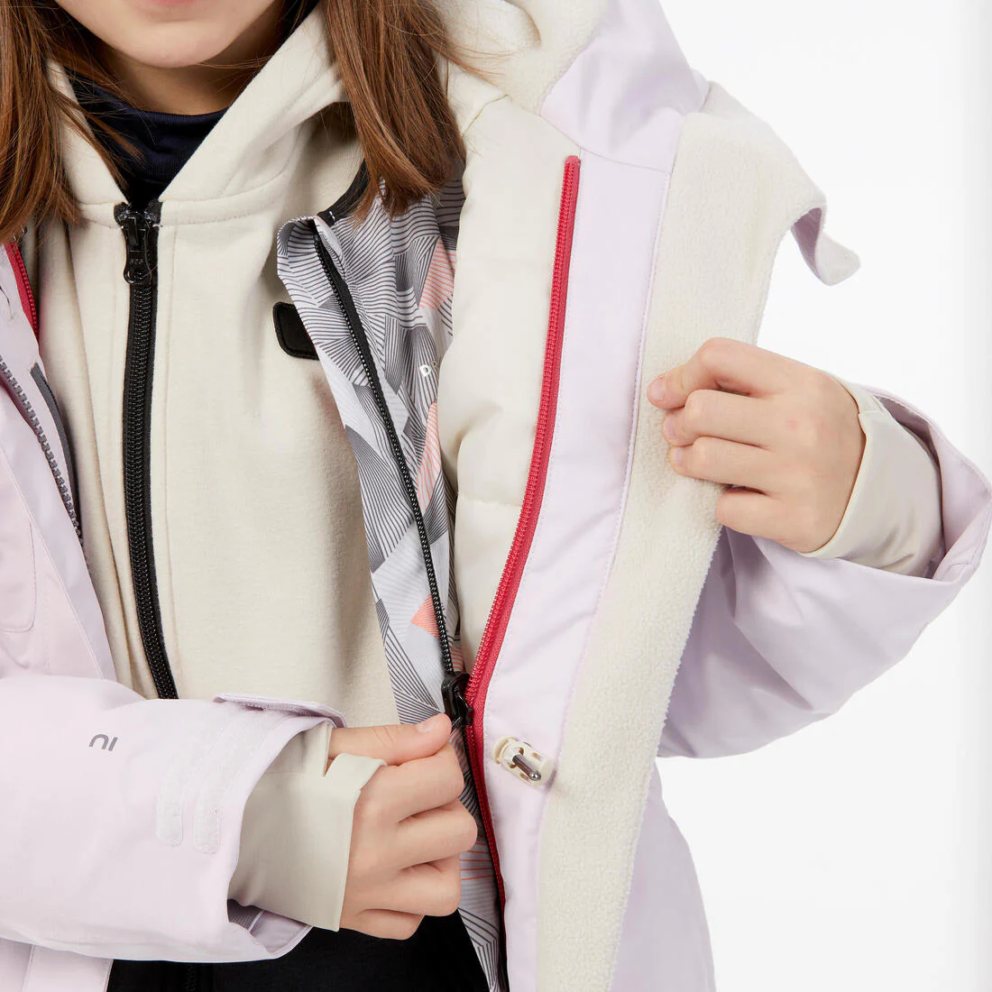 Chaqueta impermeable nieve niña snowboard rosado  SNB500 - Image 4