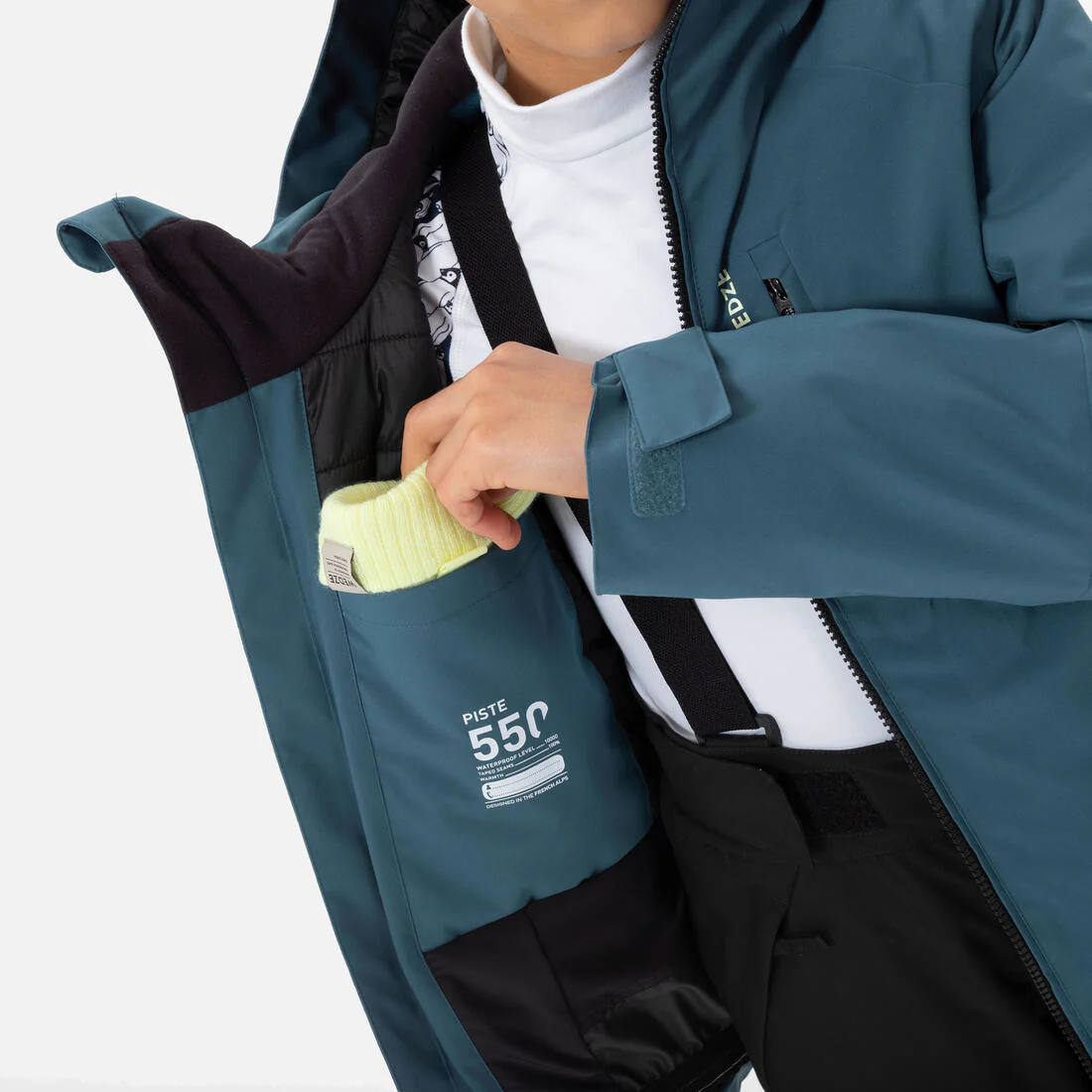 Chaqueta nieve niños ski azul - 500 impermeable - Image 13