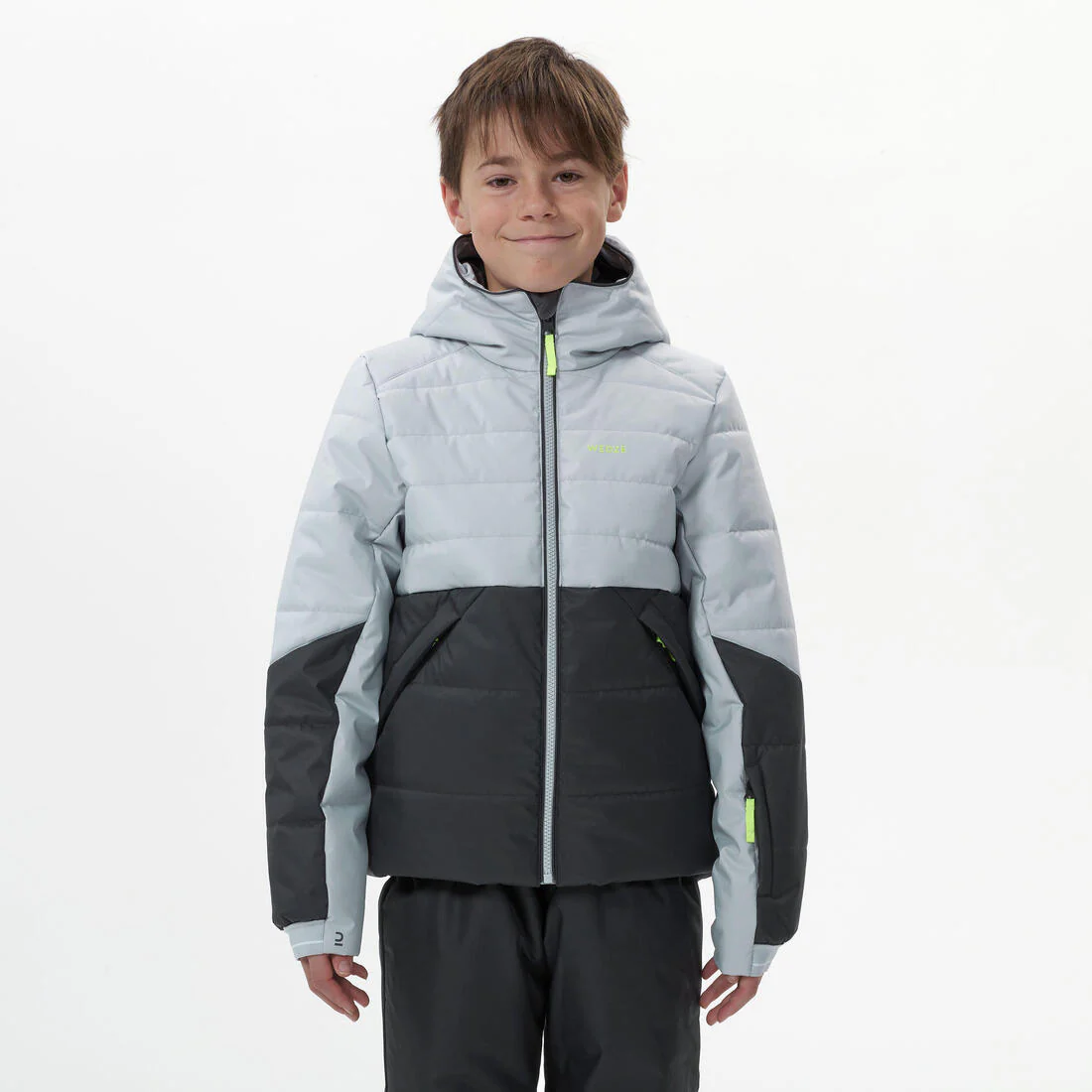 Chaqueta nieve niños ski blanco gris - 180 Warm - Image 10