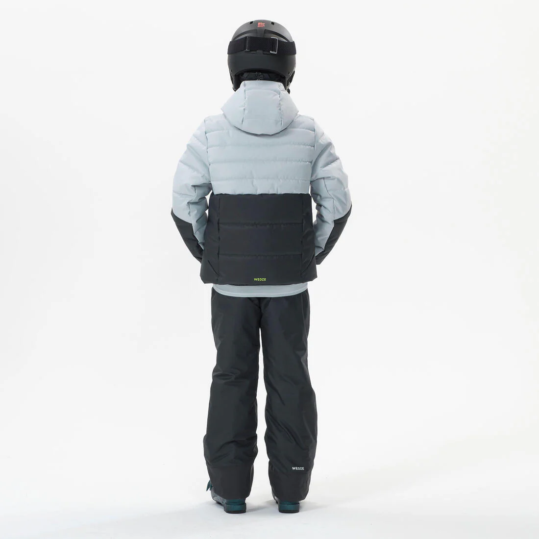 Chaqueta nieve niños ski blanco gris - 180 Warm - Image 3