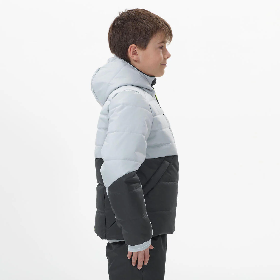 Chaqueta nieve niños ski blanco gris - 180 Warm - Image 5