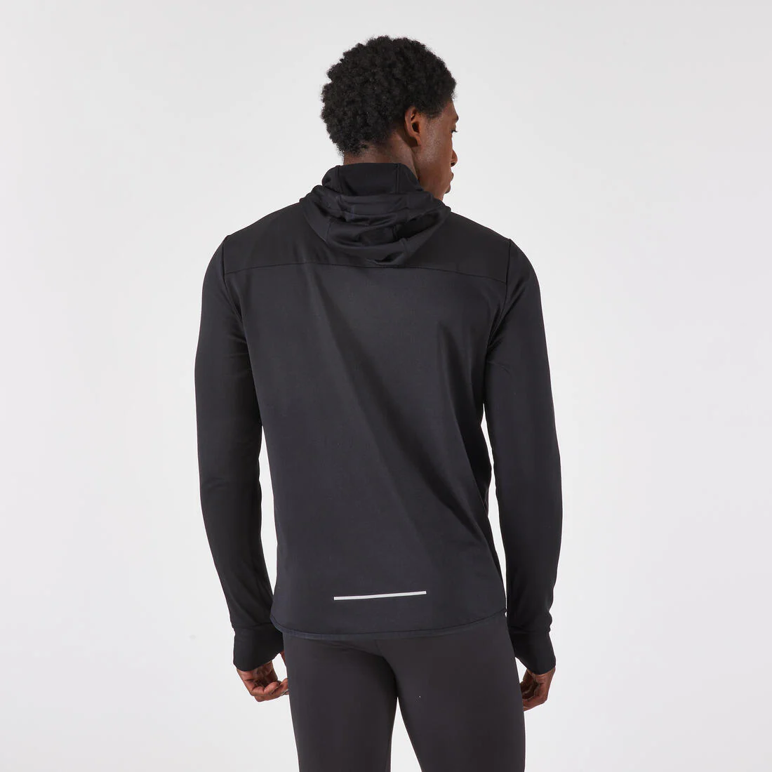 CHAQUETA RUNNING HOMBRE KIPRUN RUN 100 WARM NEGRO - Image 2