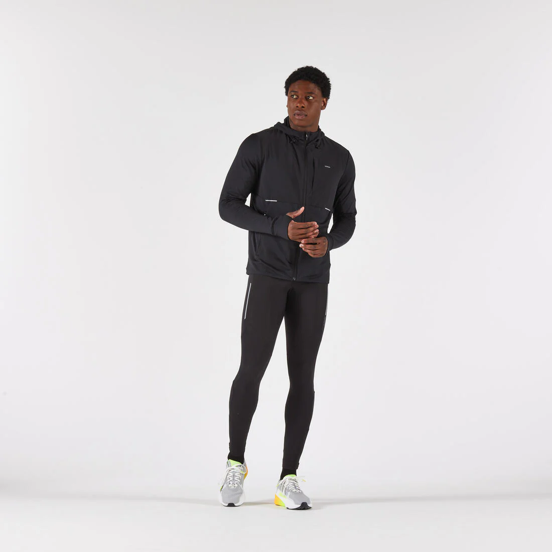 CHAQUETA RUNNING HOMBRE KIPRUN RUN 100 WARM NEGRO - Image 3