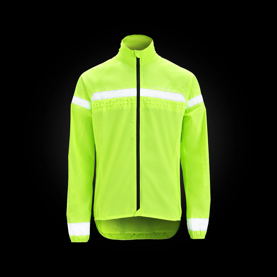 CHAQUETA CICLISMO IMPERMEABLE HOMBRE RC120 - REFLECTANTE AMARILLO - Image 8
