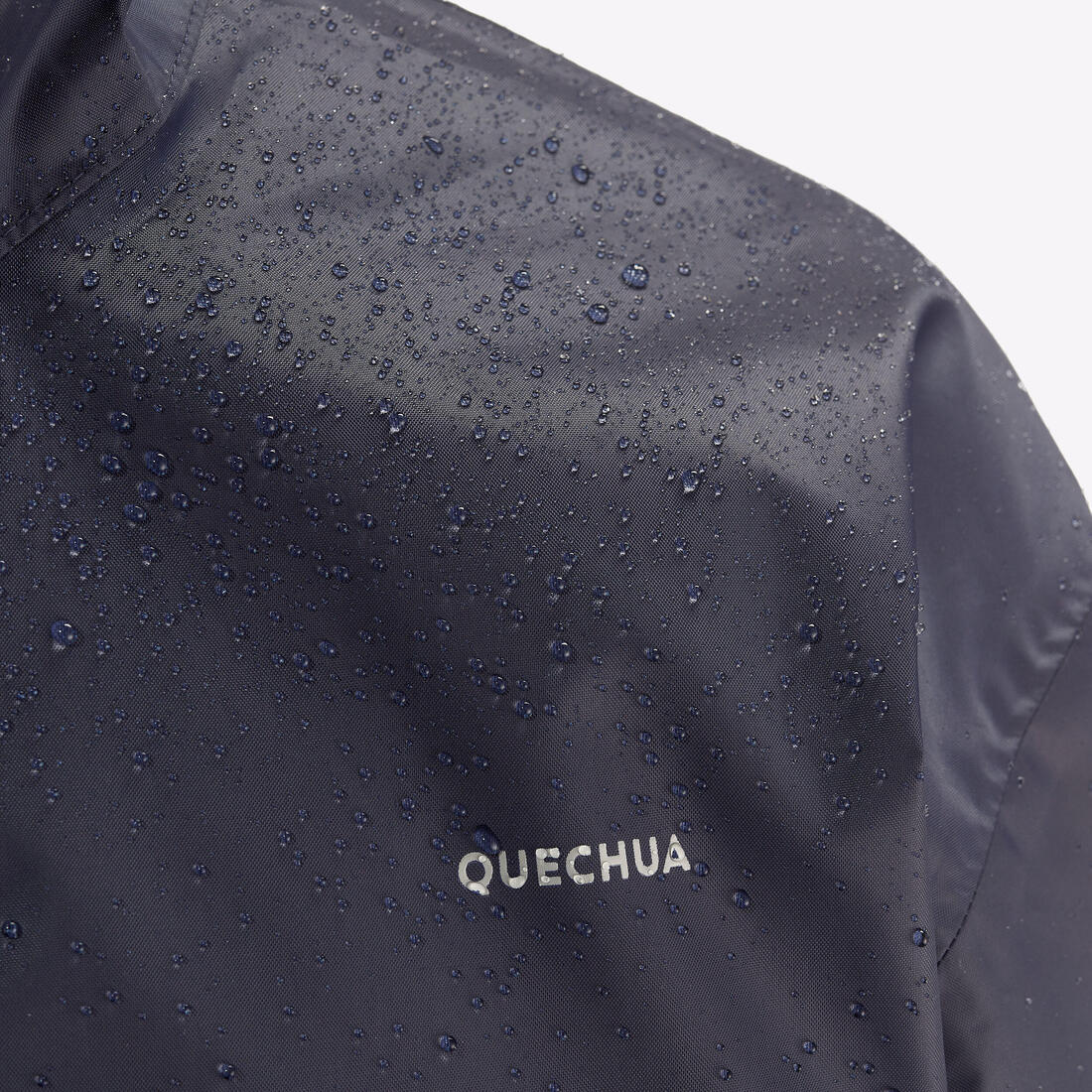 CHAQUETA IMPERMEABLE SENDERISMO NIÑOS MH100 TW AZUL - Image 3