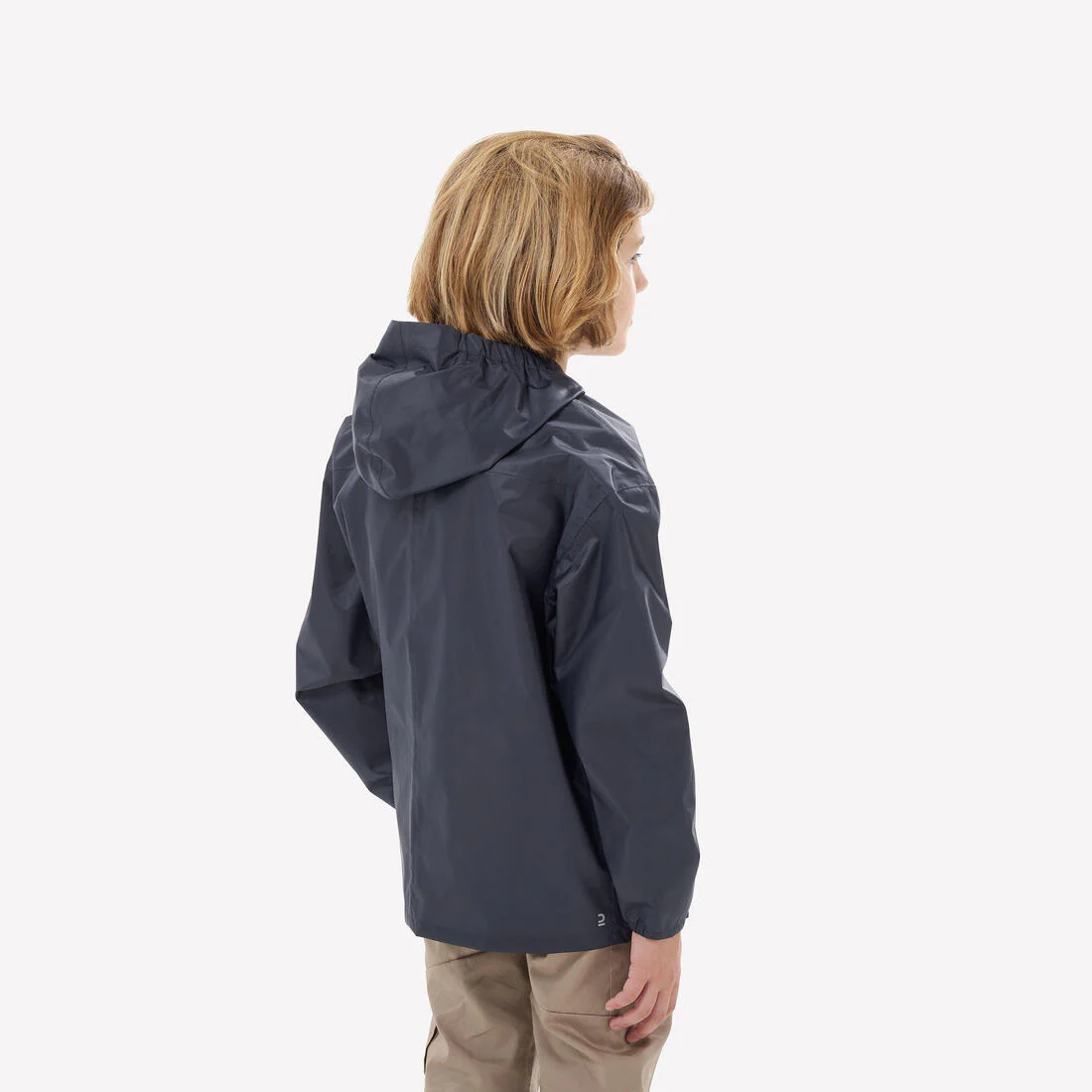 CHAQUETA IMPERMEABLE SENDERISMO NIÑOS MH100 TW AZUL - Image 5