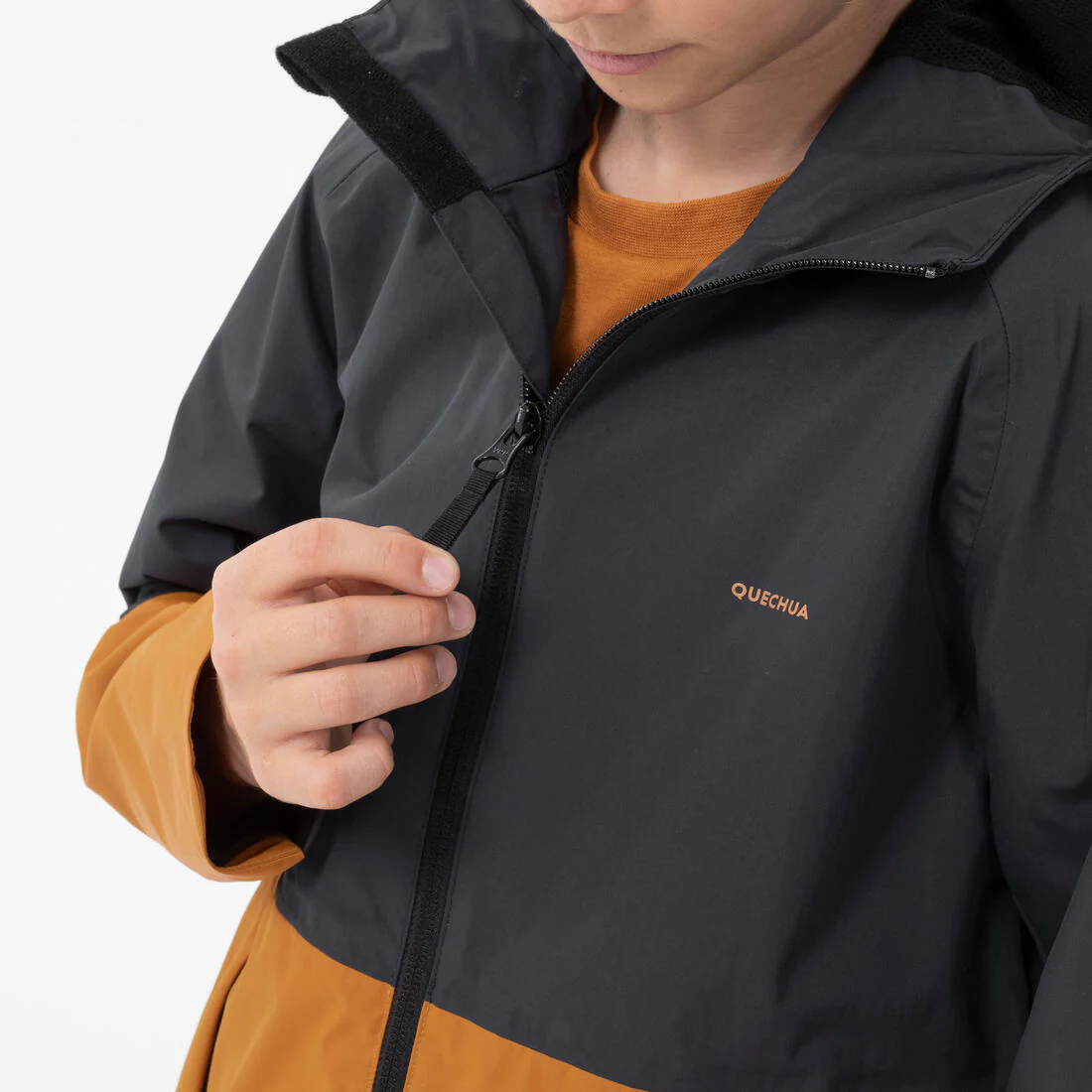 CHAQUETA IMPERMEABLE SENDERISMO NIÑOS MH500 TWIN - Image 10