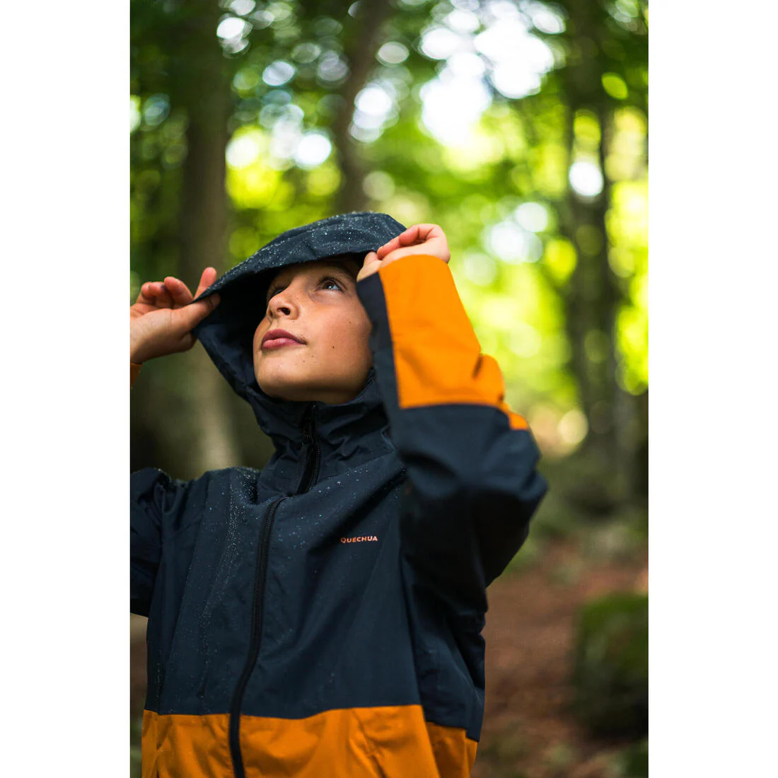 CHAQUETA IMPERMEABLE SENDERISMO NIÑOS MH500 TWIN - Image 18