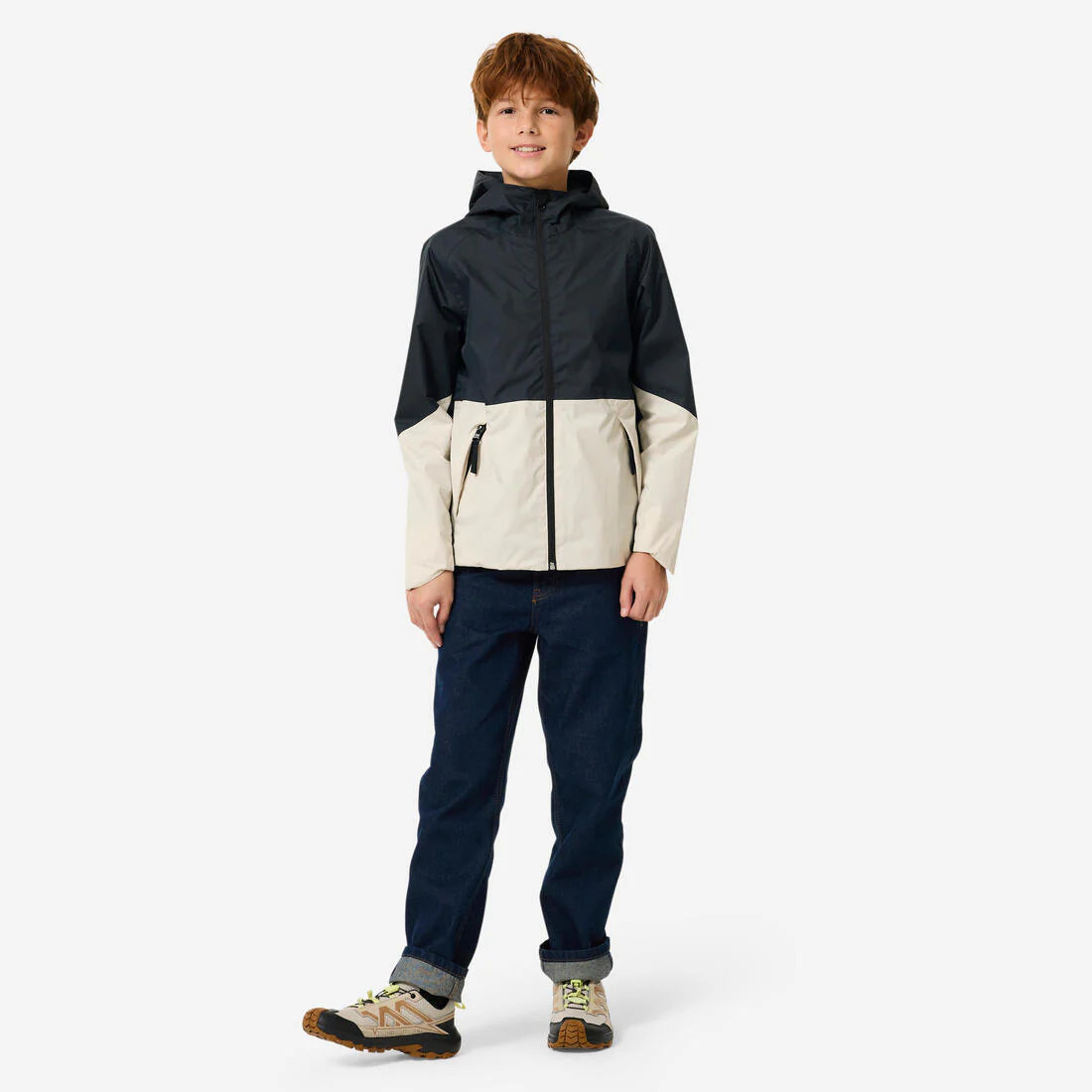 CHAQUETA IMPERMEABLE SENDERISMO NIÑOS MH500 TWIN - Image 4