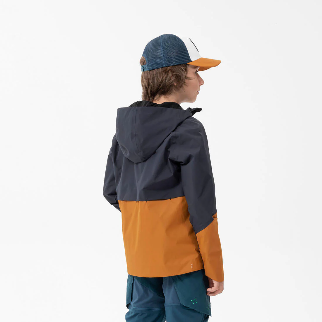 CHAQUETA IMPERMEABLE SENDERISMO NIÑOS MH500 TWIN - Image 6