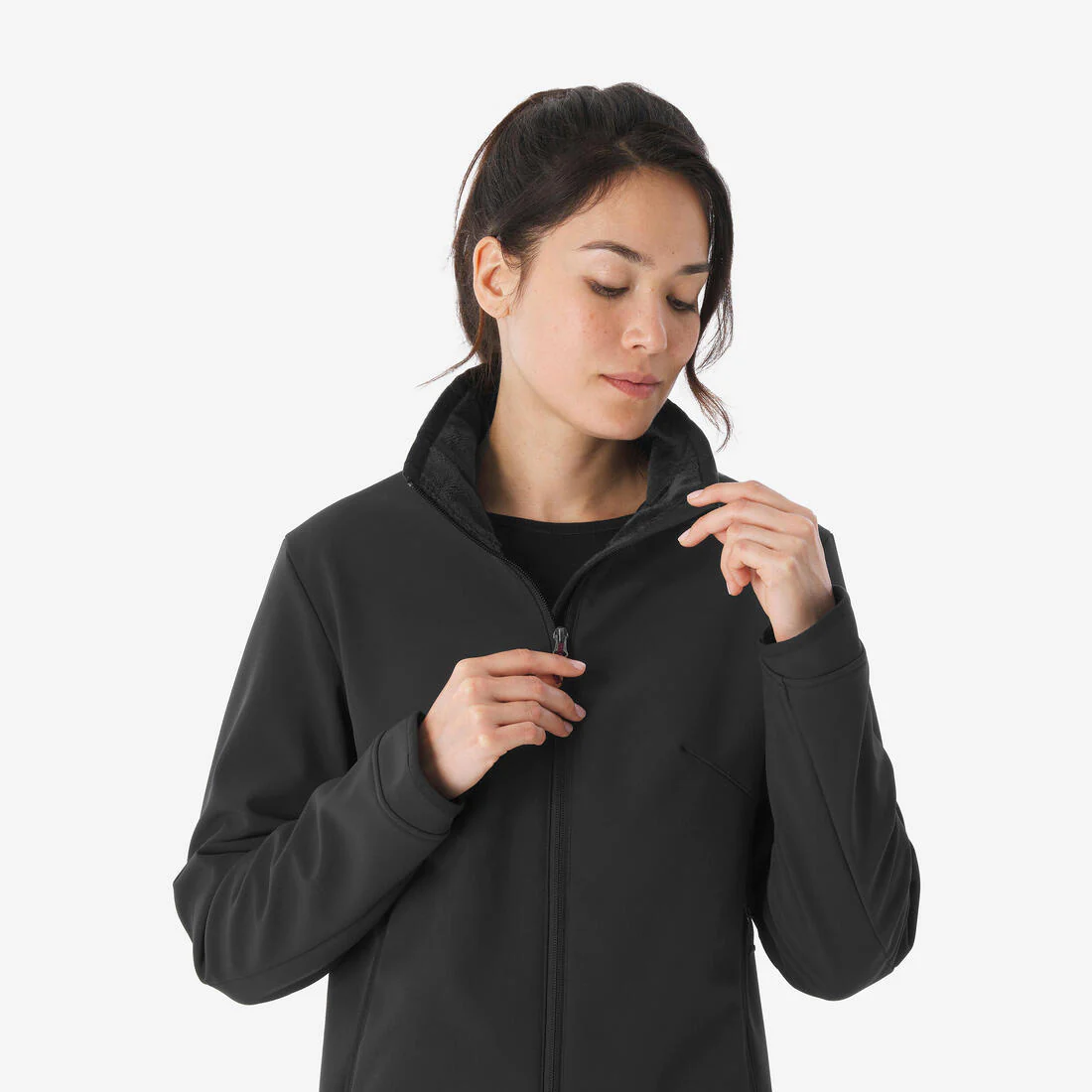 CHAQUETA SOFTSHELL CORTAVIENTO MUJER MT100 - Image 6