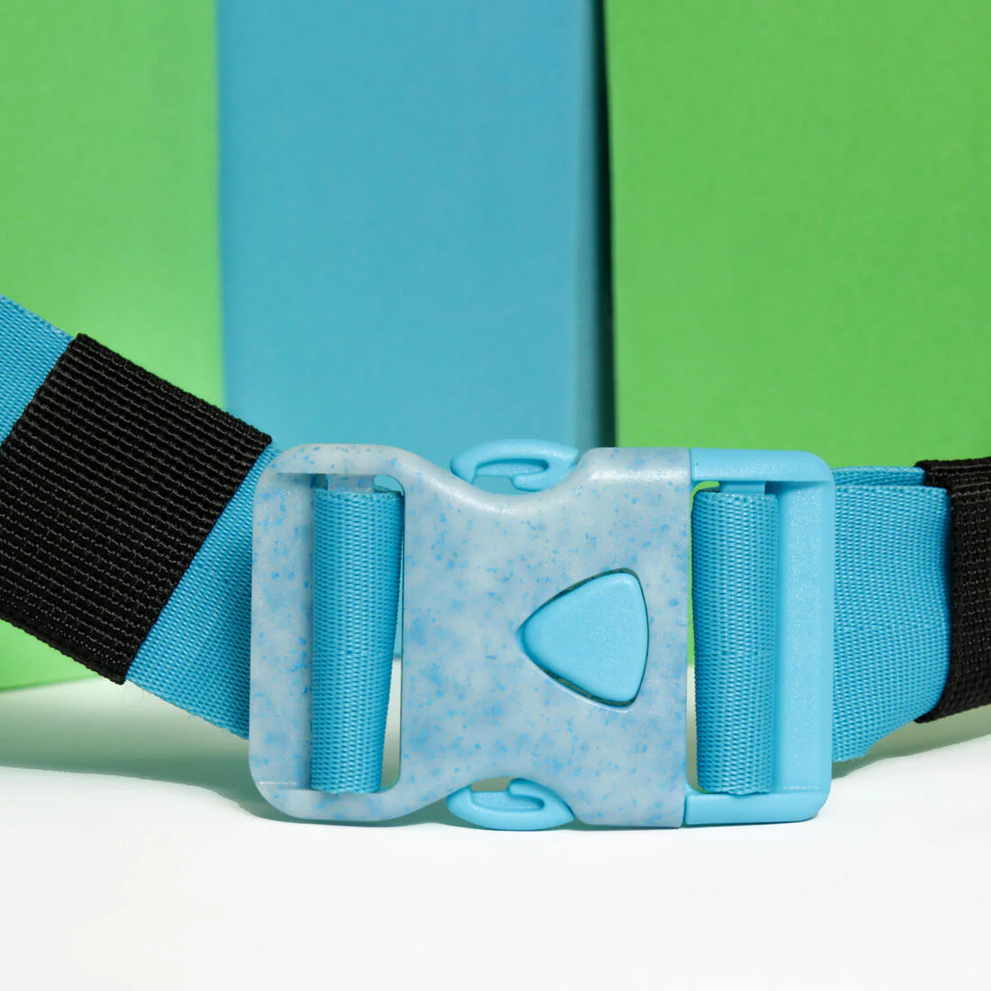 Cinturón flotador con bloques de goma verde azul - Image 3