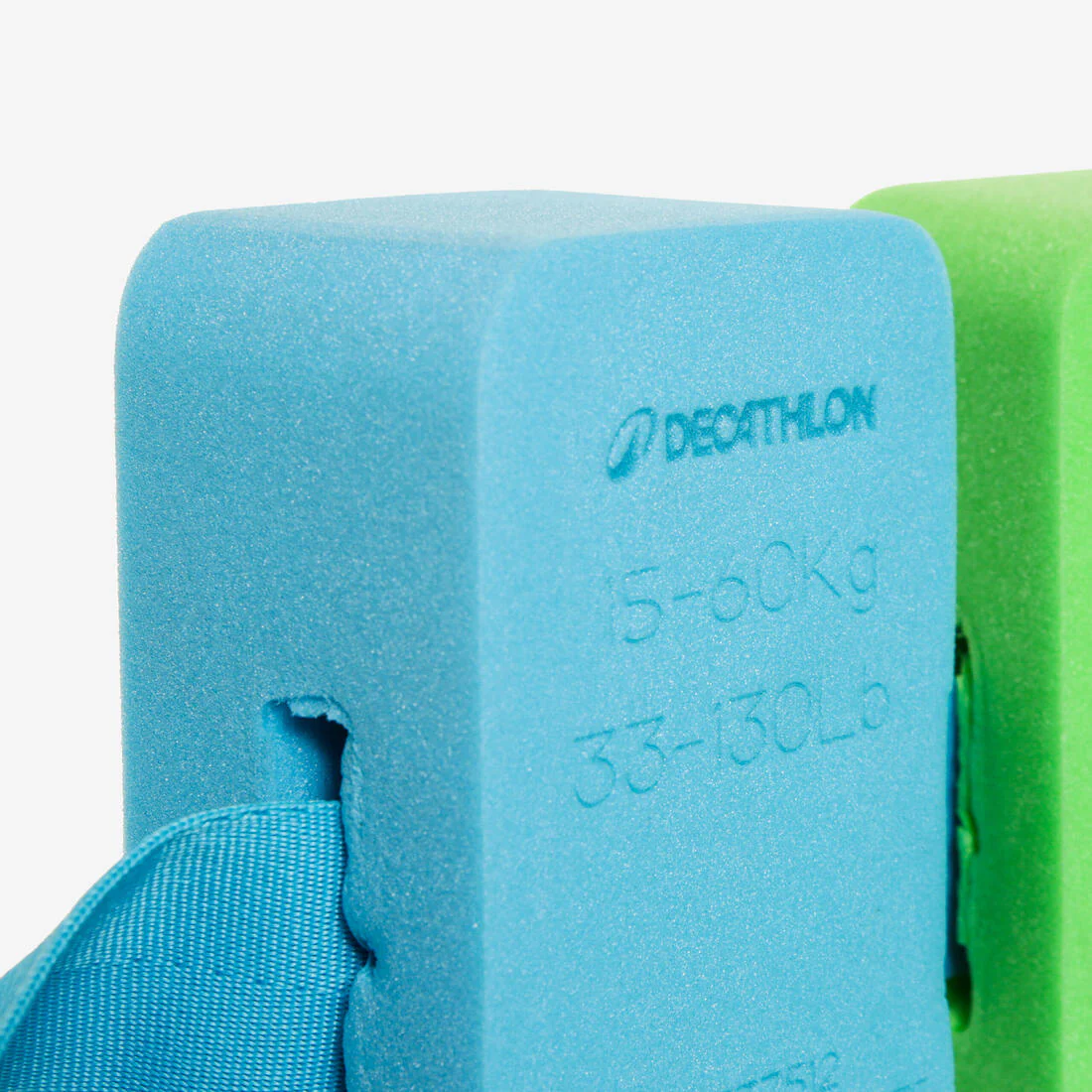 Cinturón flotador con bloques de goma verde azul - Image 4