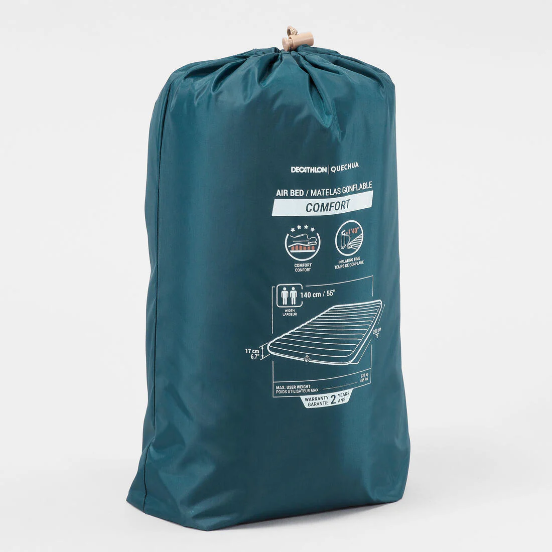 COLCHÓN DE CAMPING INFLABLE AIR COMFORT 140 CM 2 PERSONAS - Image 3