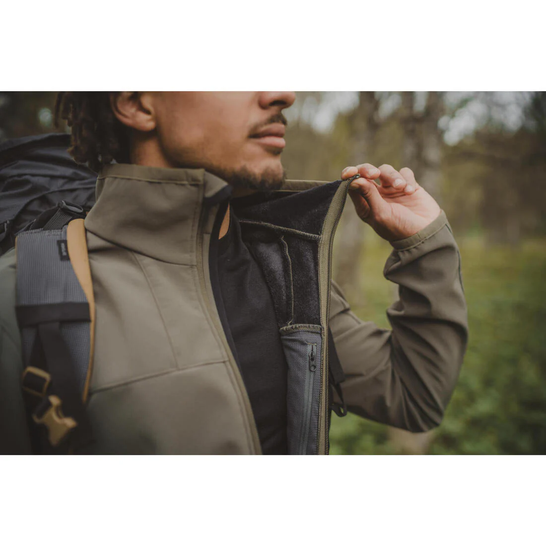 CORTAVIENTO SOFTSHELL HOMBRE MT100 - Image 24