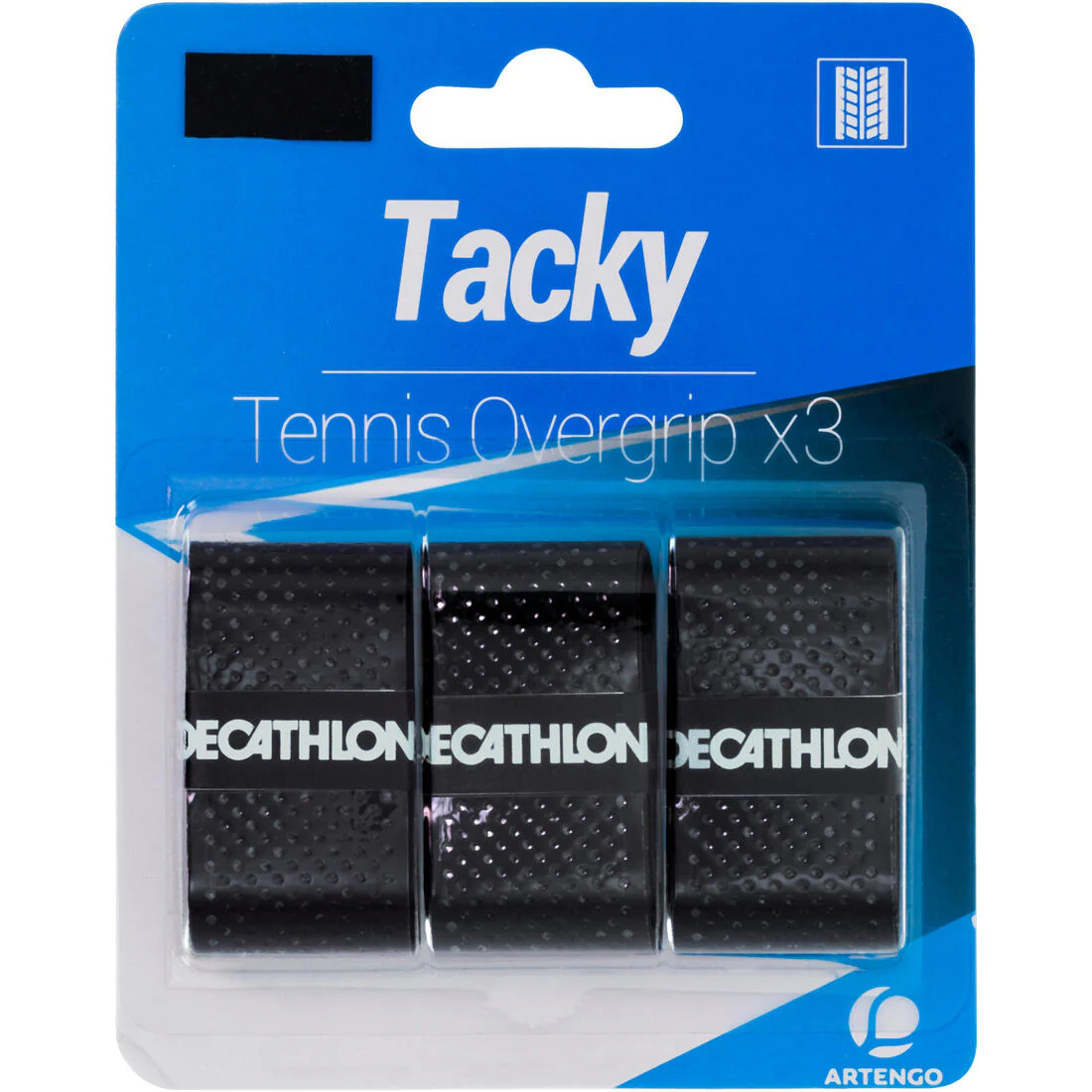 Cubregrip de tenis tacky blanco lote de 3 - Image 2