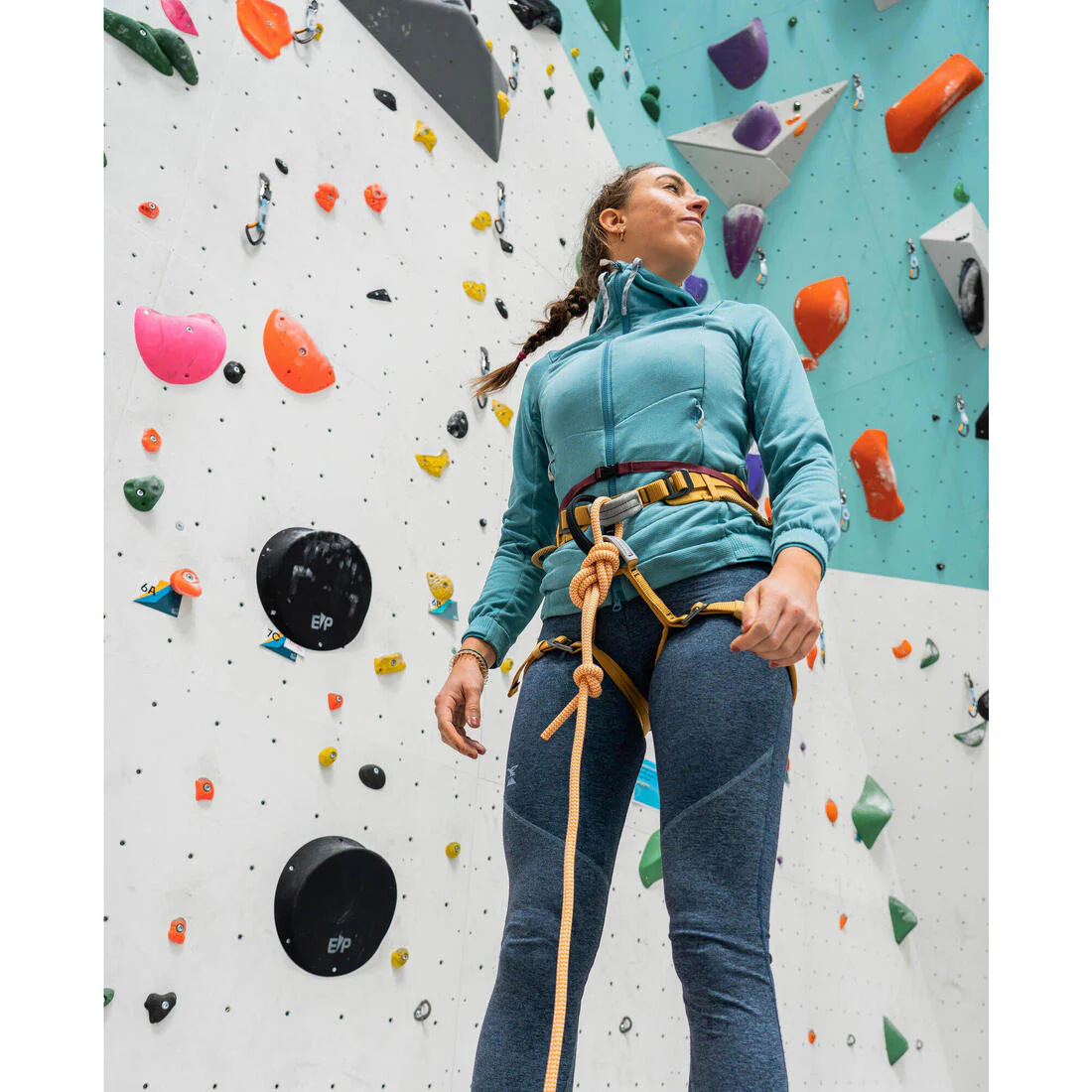 Cuerda de escalada 10 mm x 35 m - Klimb Gym naranja - Image 6