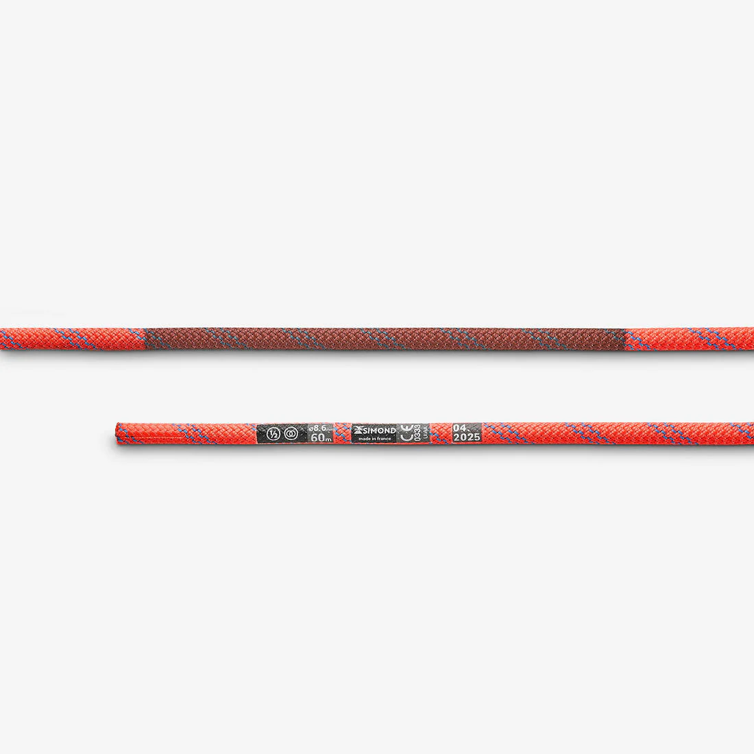 CUERDA DOBLE DE ESCALADA Y ALPINISMO 8,6 MM X 60 M RAPPEL - Image 7