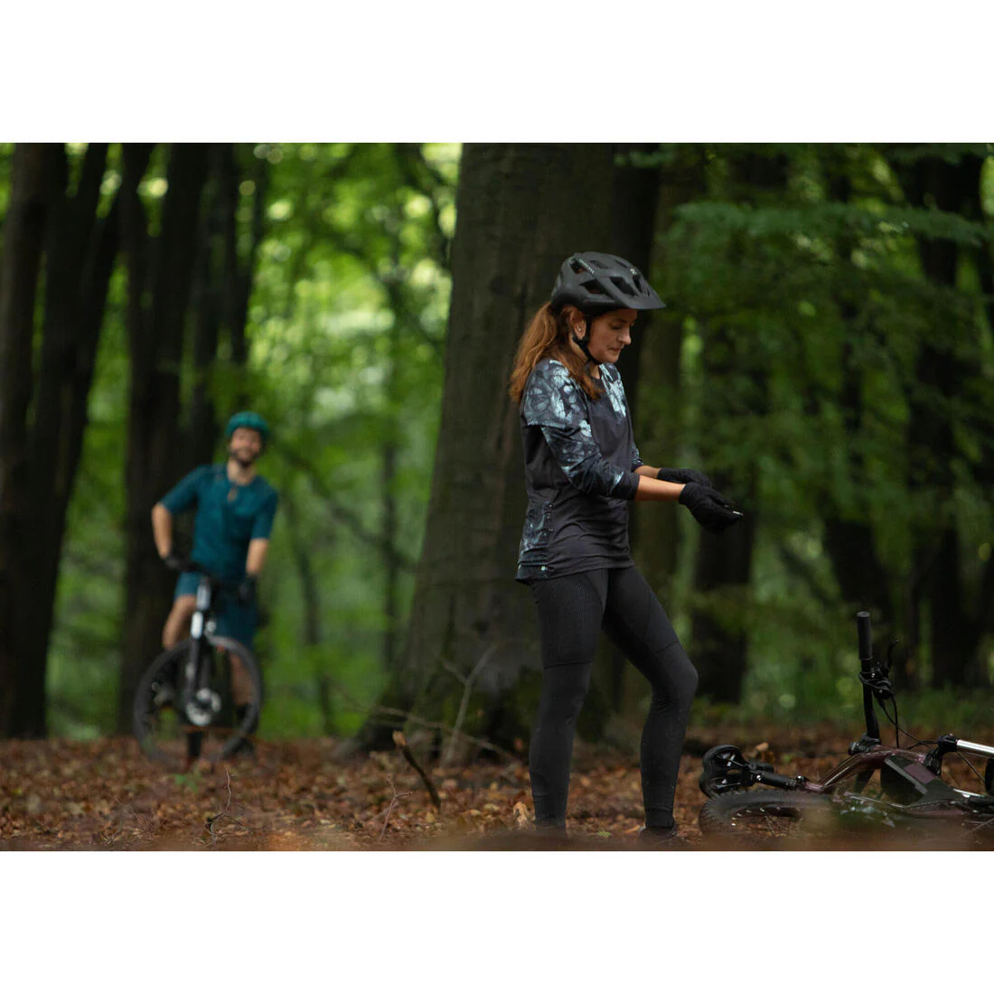 CULOTTE LARGO CICLISMO MTB MUJER NEGRO INVIERNO - Image 14