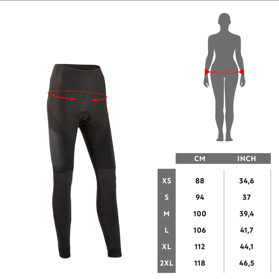 CULOTTE LARGO CICLISMO MTB MUJER NEGRO INVIERNO - Image 6