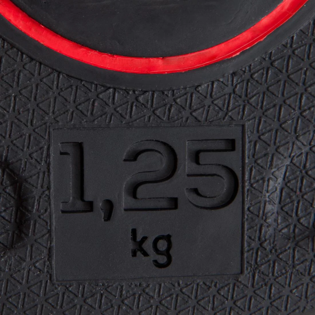 DISCO MUSCULACIÓN 28 MM HIERRO + GOMA 1,25 KG - Image 3