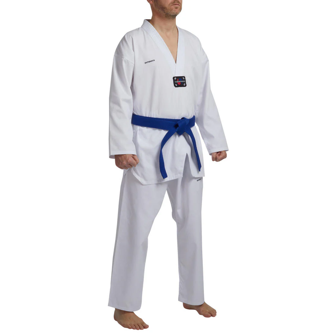 DOBOK DE TAEKWONDO DE ADULTO  BLANCO 500 - Image 2