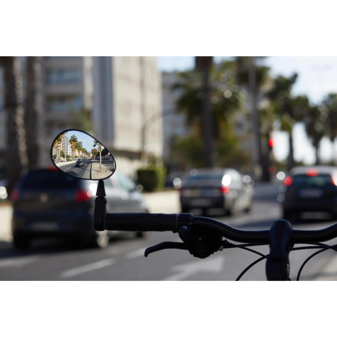 ESPEJO RETROVISOR DE BICICLETA NEGRO 100 - Image 2