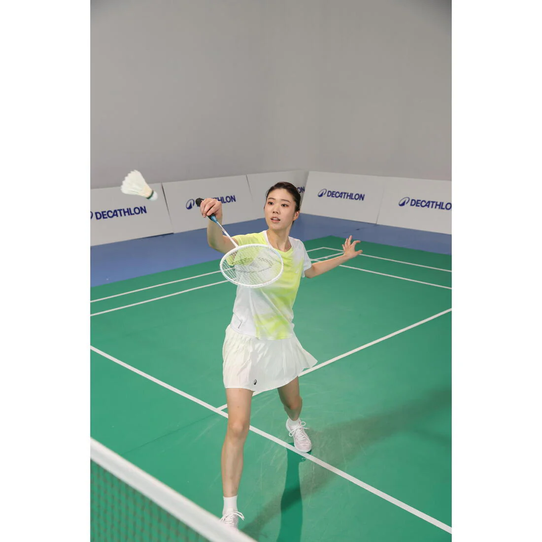FALDA DE BÁDMINTON LITE 560 MUJER BLANCO - Image 11