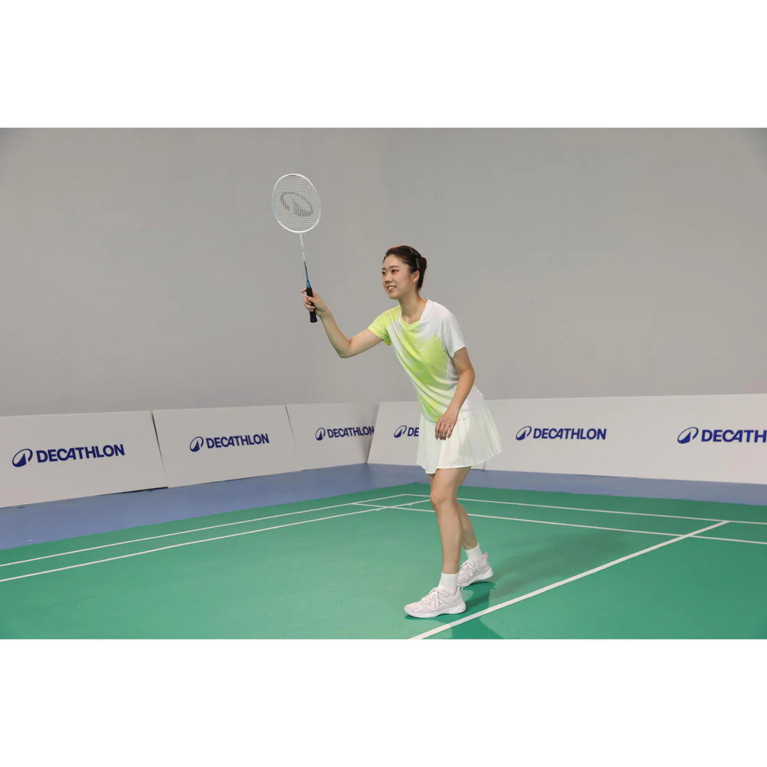 FALDA DE BÁDMINTON LITE 560 MUJER BLANCO - Image 8