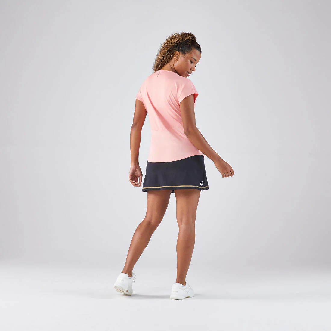 FALDA TENIS MUJER DRY SOFT 500 NEGRO - Image 3