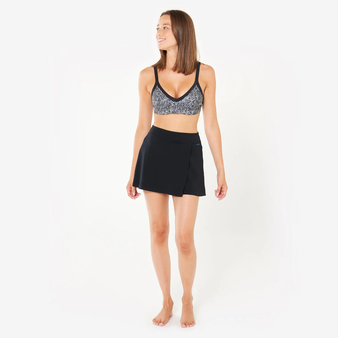 Falda natación mujer negro - Lola 100 - Image 2