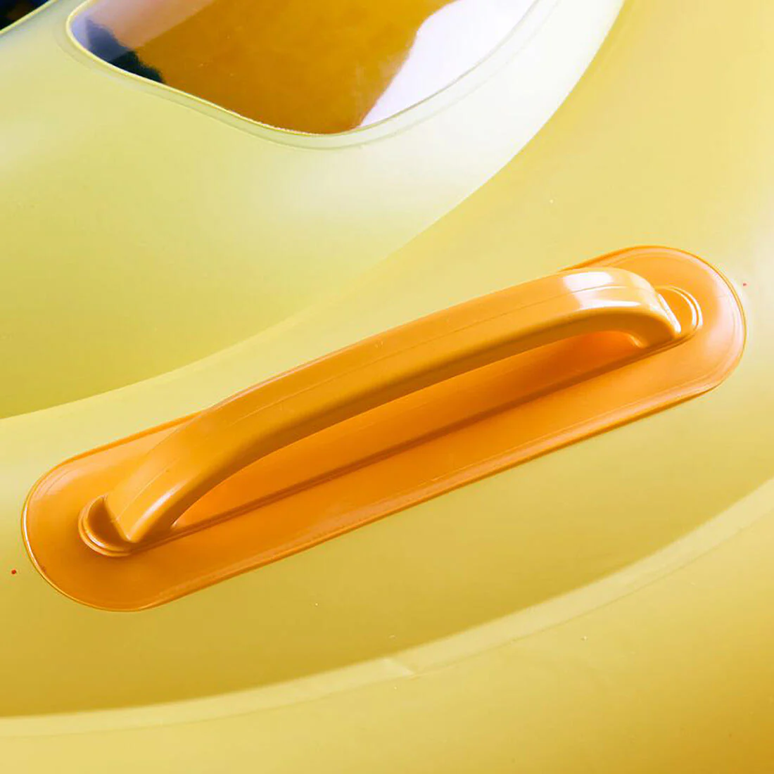 Flotador inflable bebés amarillo con asiento y asas - Image 11