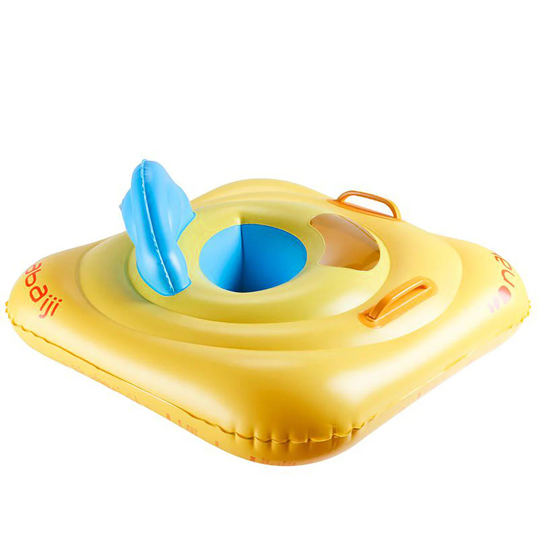Flotador inflable bebés amarillo con asiento y asas - Image 12