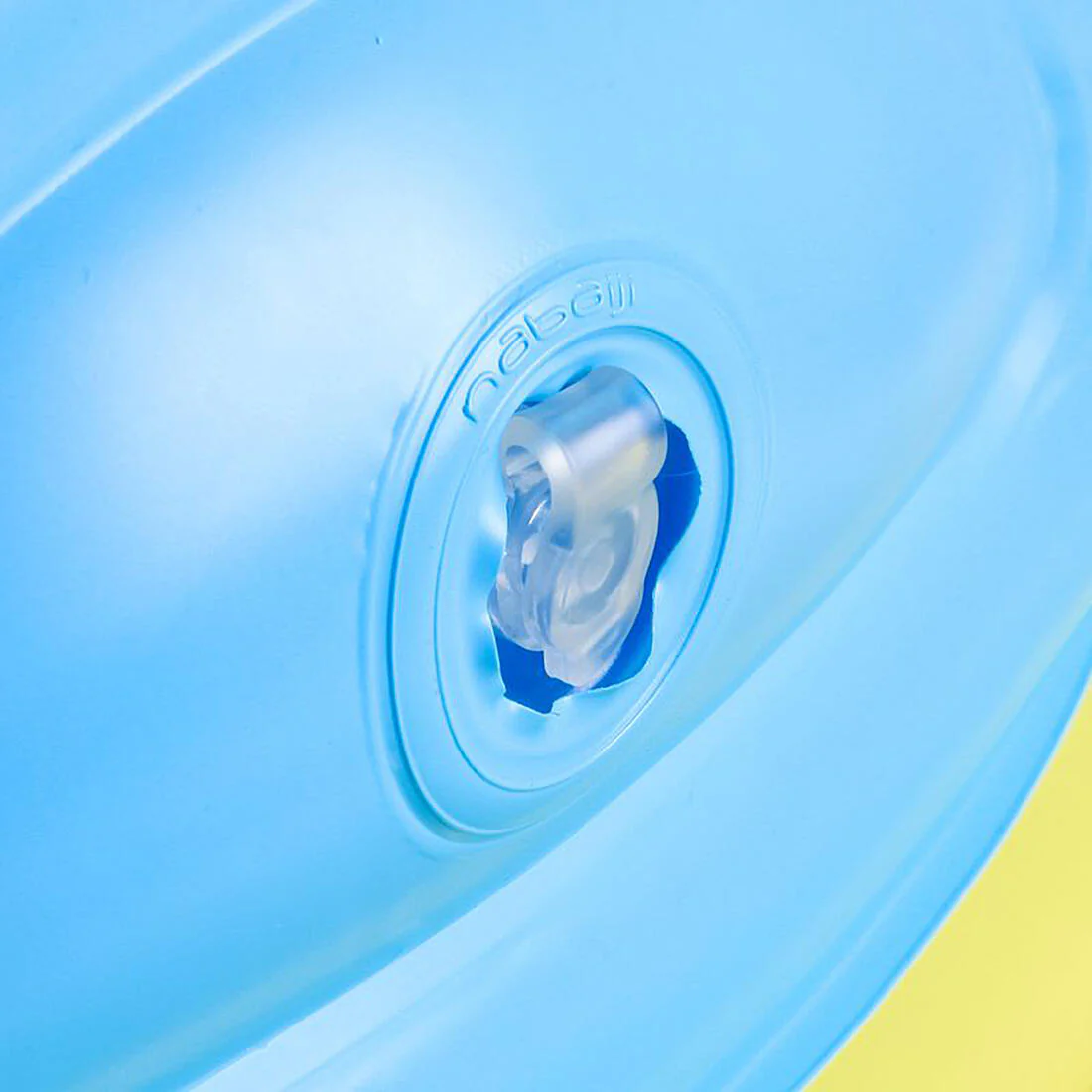Flotador inflable bebés amarillo con asiento y asas - Image 15