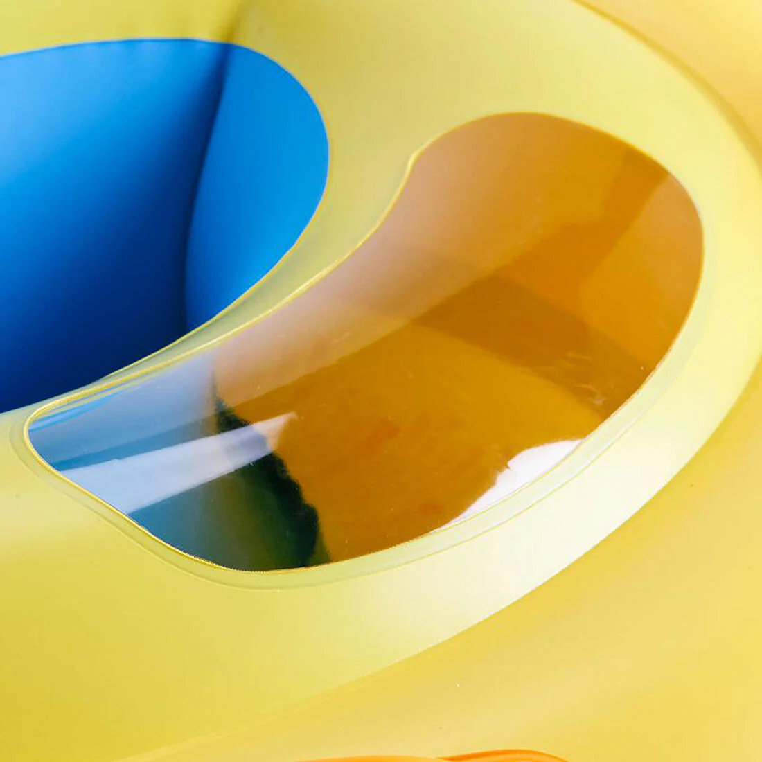 Flotador inflable bebés amarillo con asiento y asas - Image 16