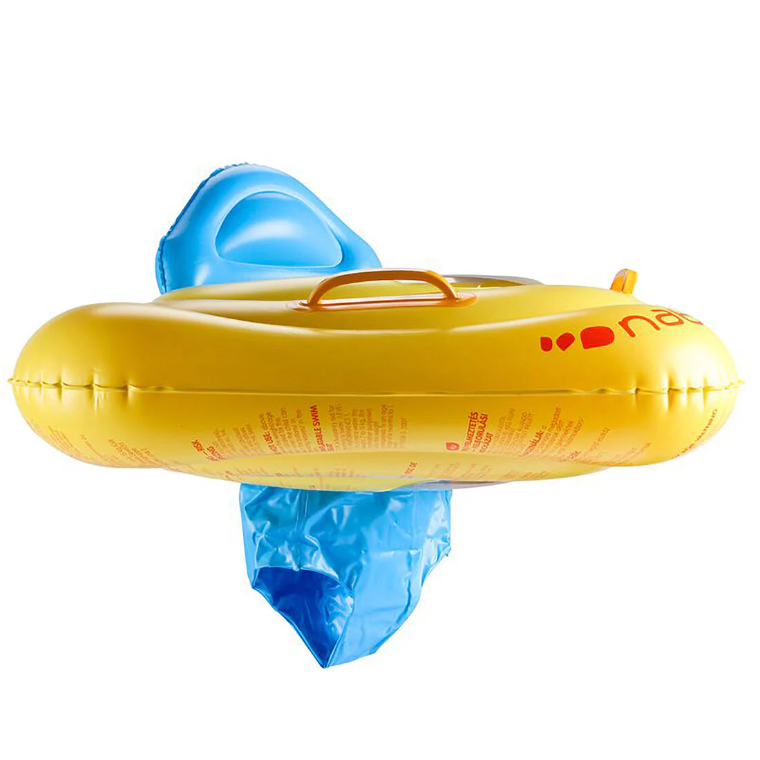 Flotador inflable bebés amarillo con asiento y asas - Image 17