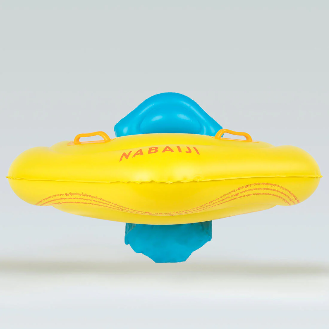 Flotador inflable bebés amarillo con asiento y asas - Image 5