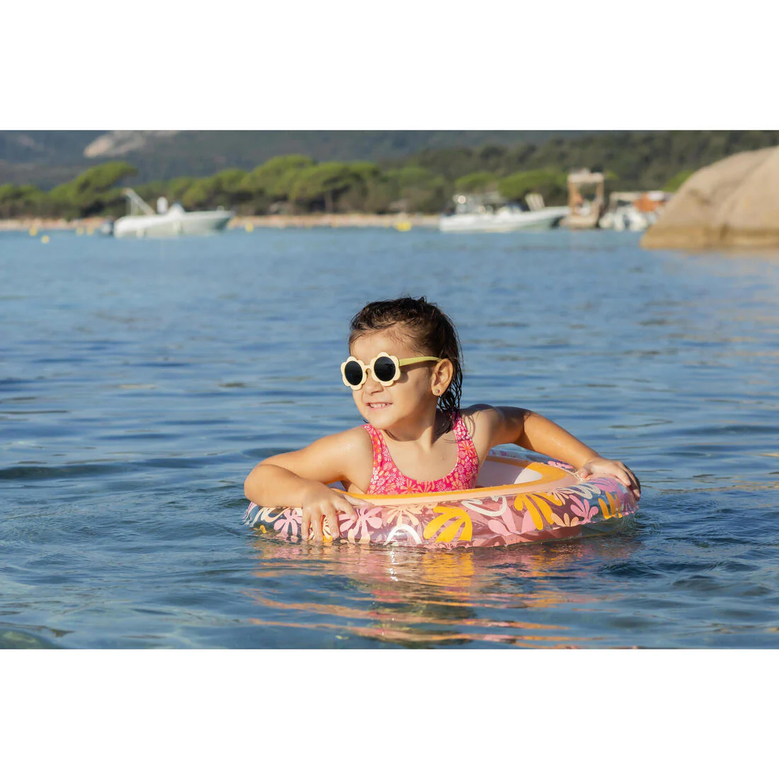 Flotador inflable niños redondo azul con diseño selva - 65 CM - Image 13