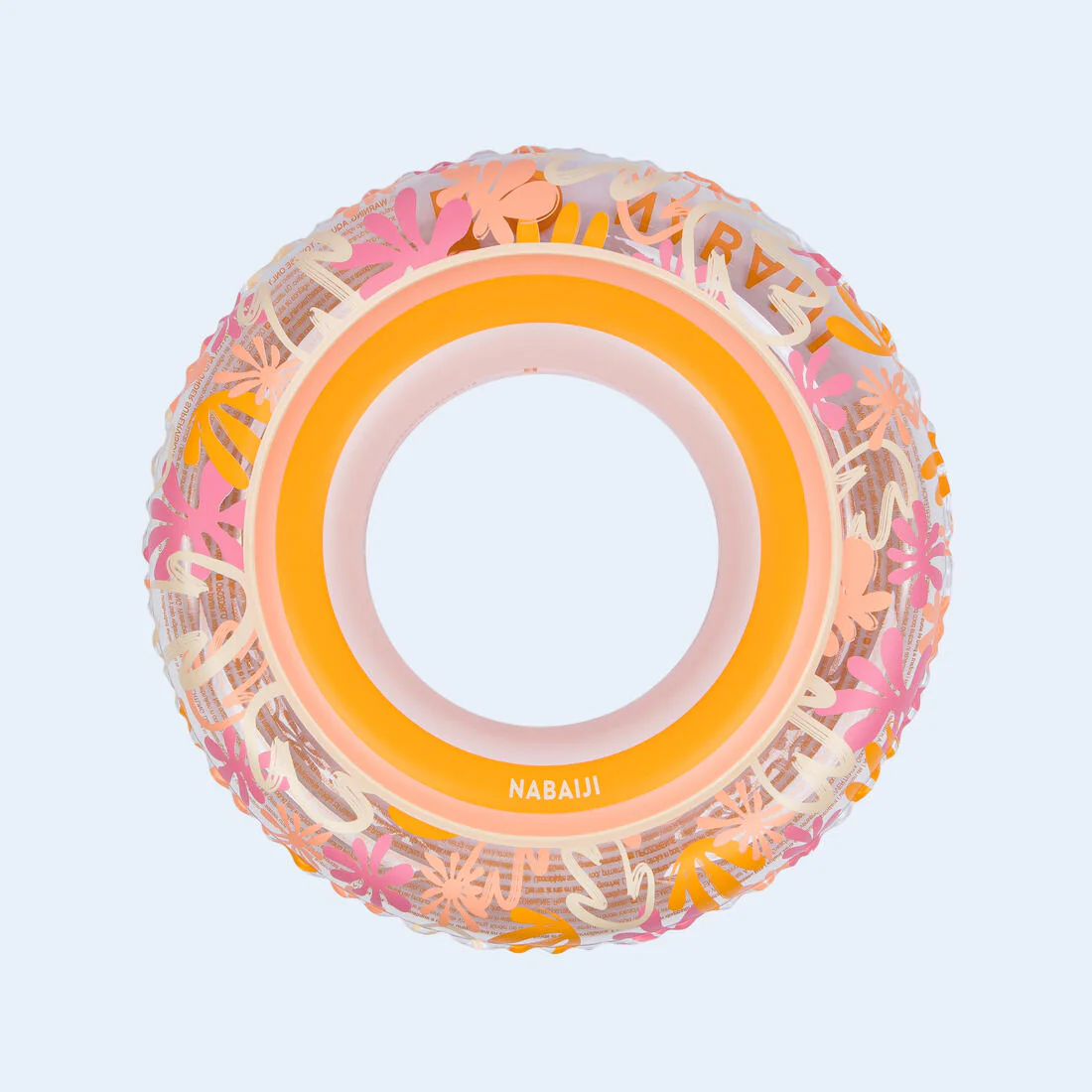 Flotador inflable niños redondo azul con diseño selva - 65 CM - Image 2