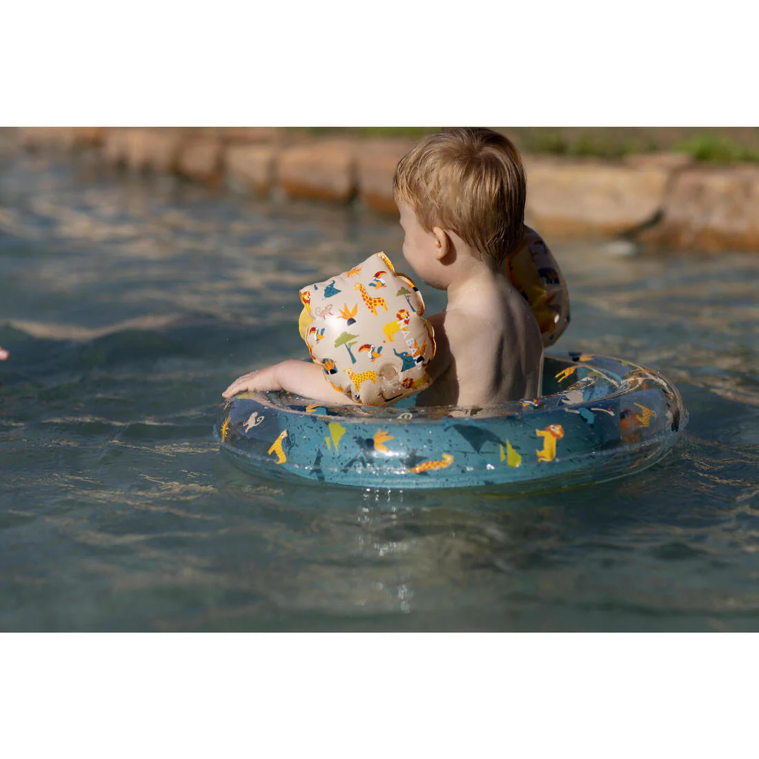 Flotador inflable niños redondo azul con diseño selva - 65 CM - Image 20