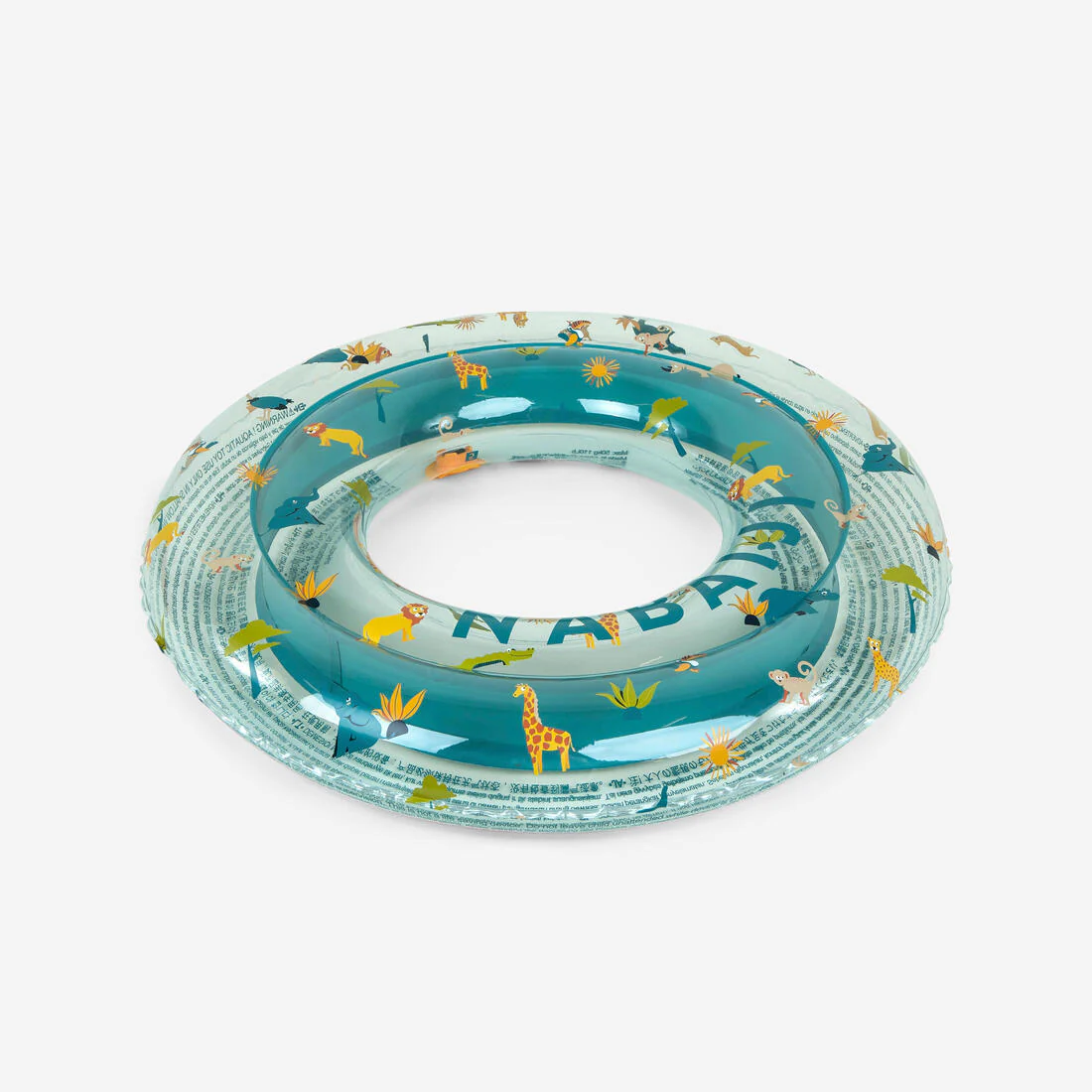 Flotador inflable niños redondo azul con diseño selva - 65 CM - Image 4