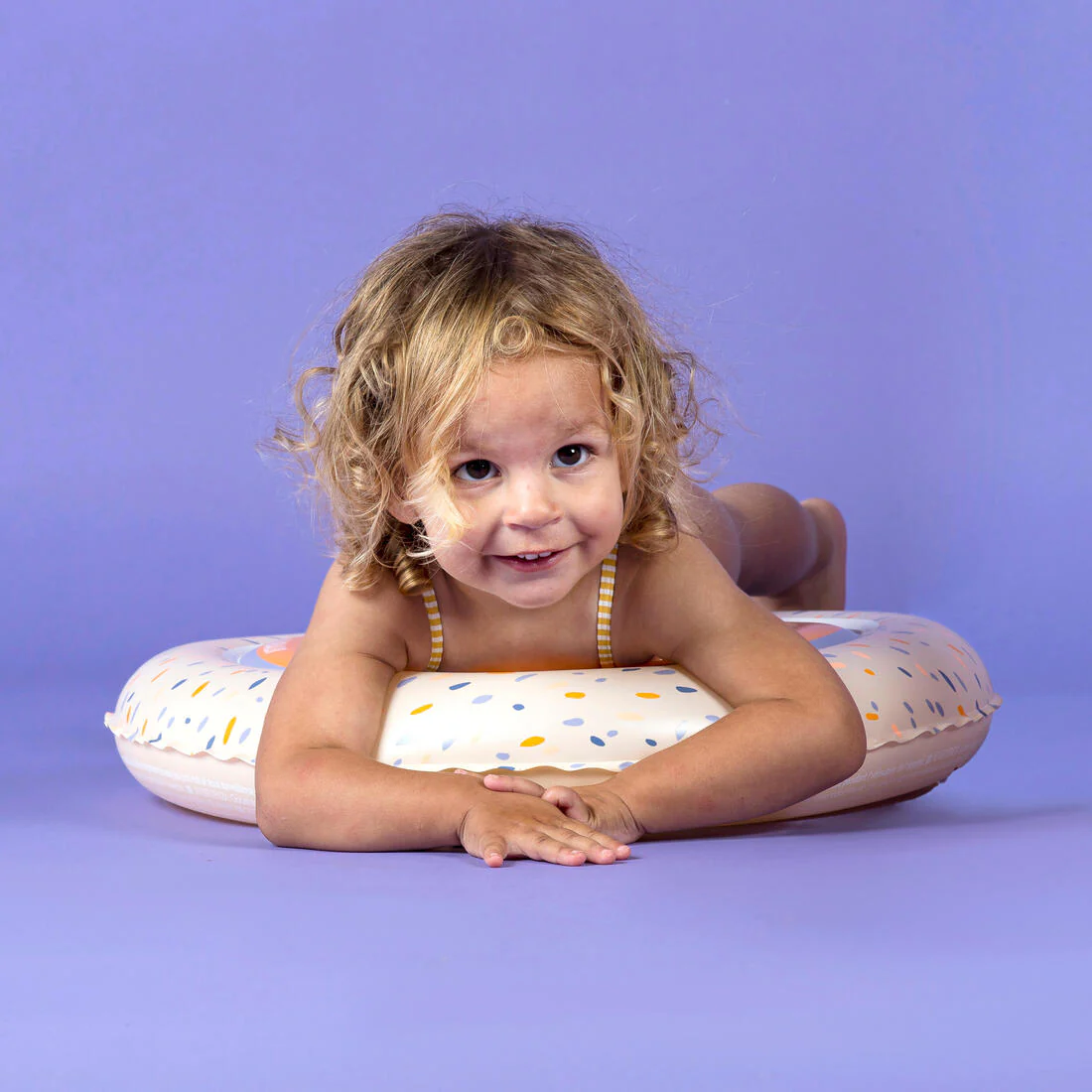 Flotador inflable niños redondo beige con diseño animales selva - 51 CM - Image 13