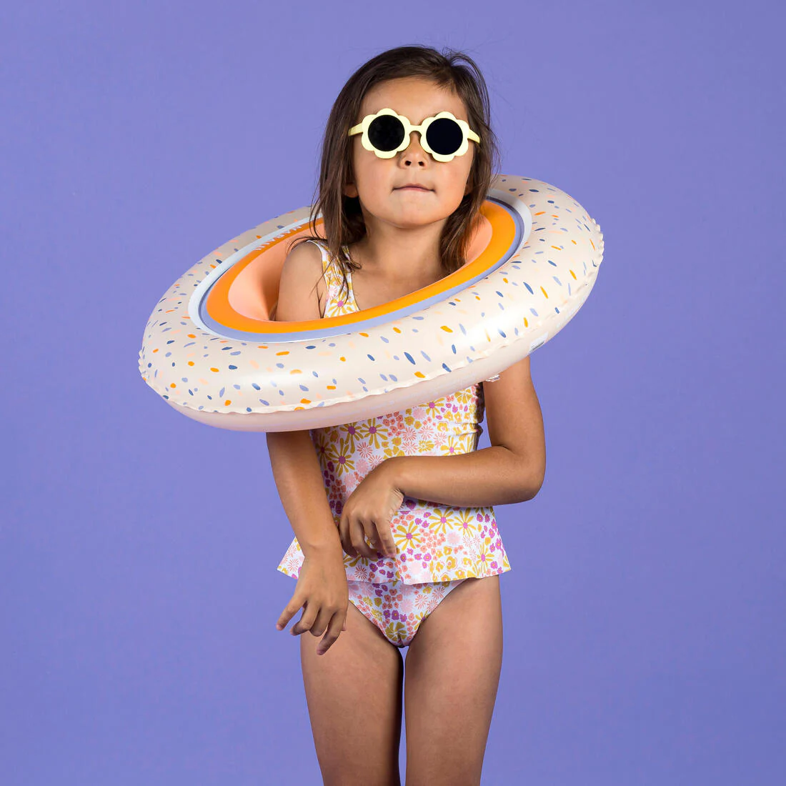 Flotador inflable niños redondo beige con diseño animales selva - 51 CM - Image 16
