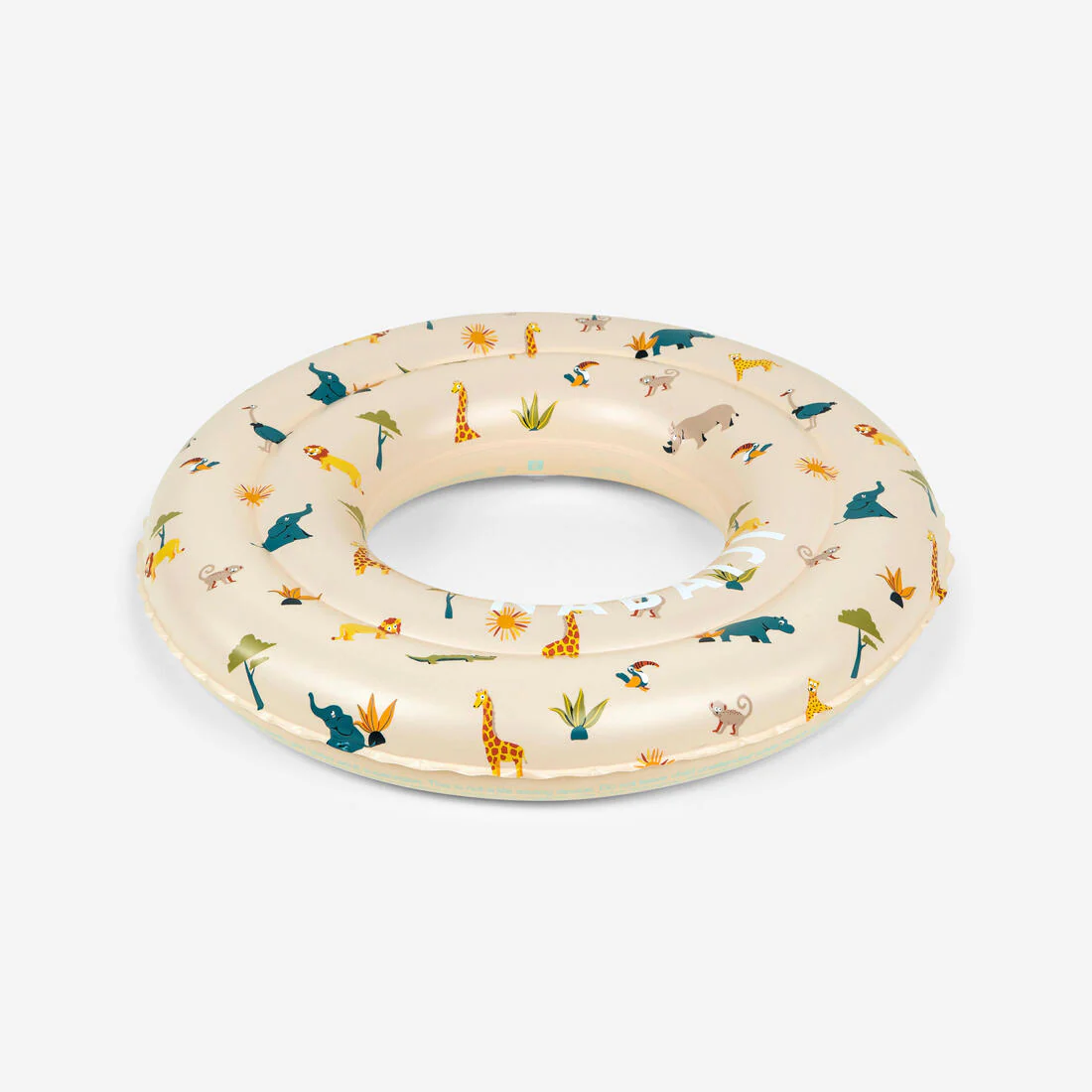 Flotador inflable niños redondo beige con diseño animales selva - 51 CM - Image 2