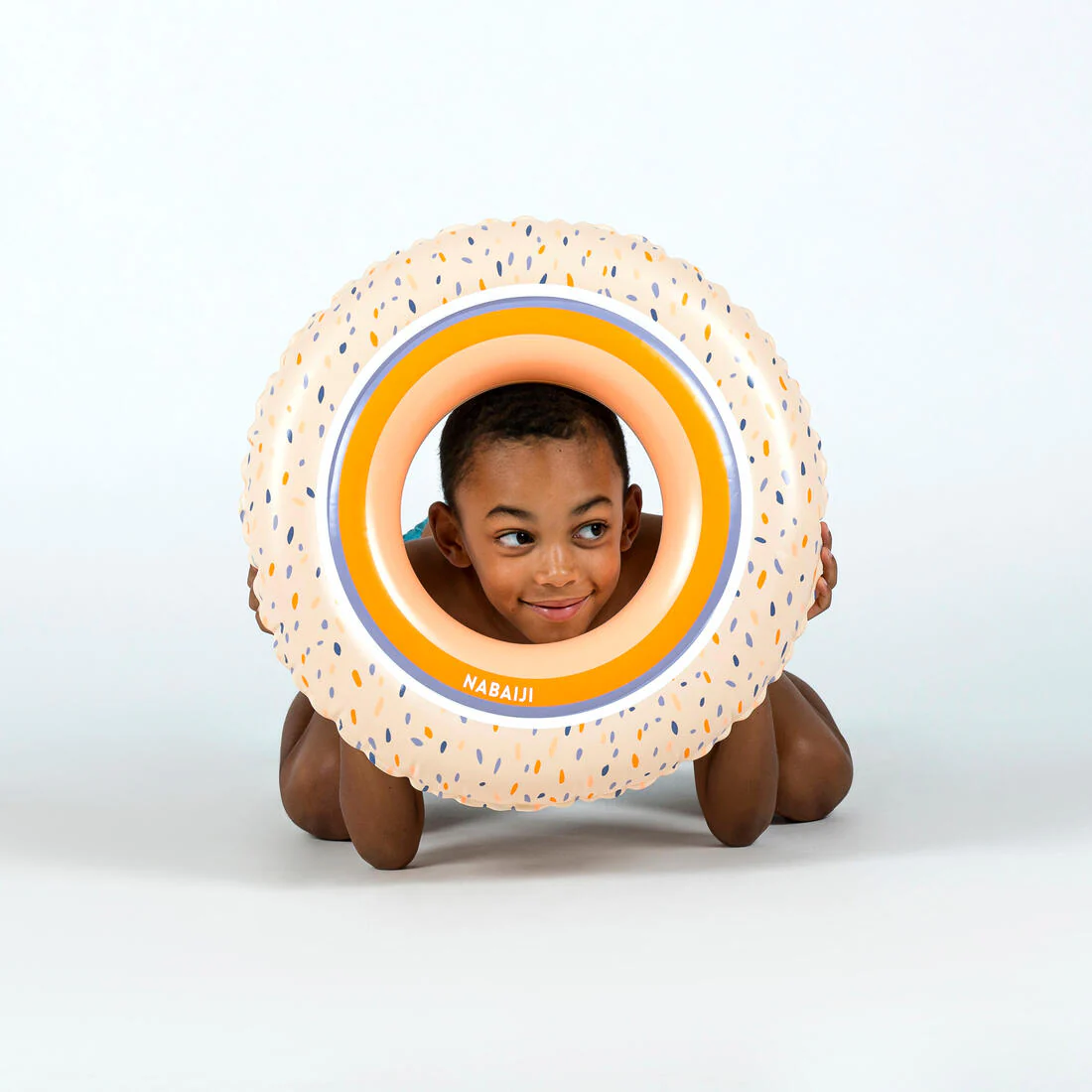 Flotador inflable niños redondo beige con diseño animales selva - 51 CM - Image 24