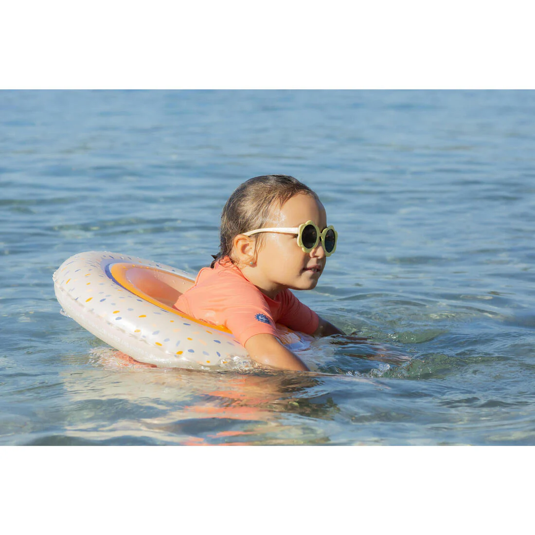 Flotador inflable niños redondo beige con diseño animales selva - 51 CM - Image 25