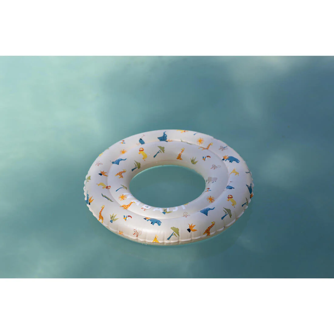 Flotador inflable niños redondo beige con diseño animales selva - 51 CM - Image 27