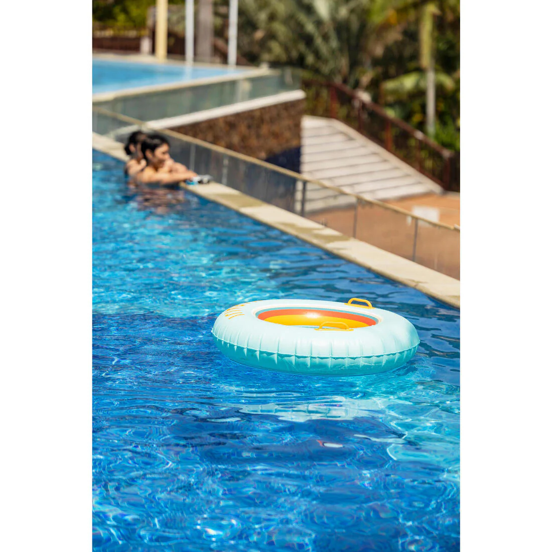 Flotador inflable niños redondo celeste - 92 CM - Image 25