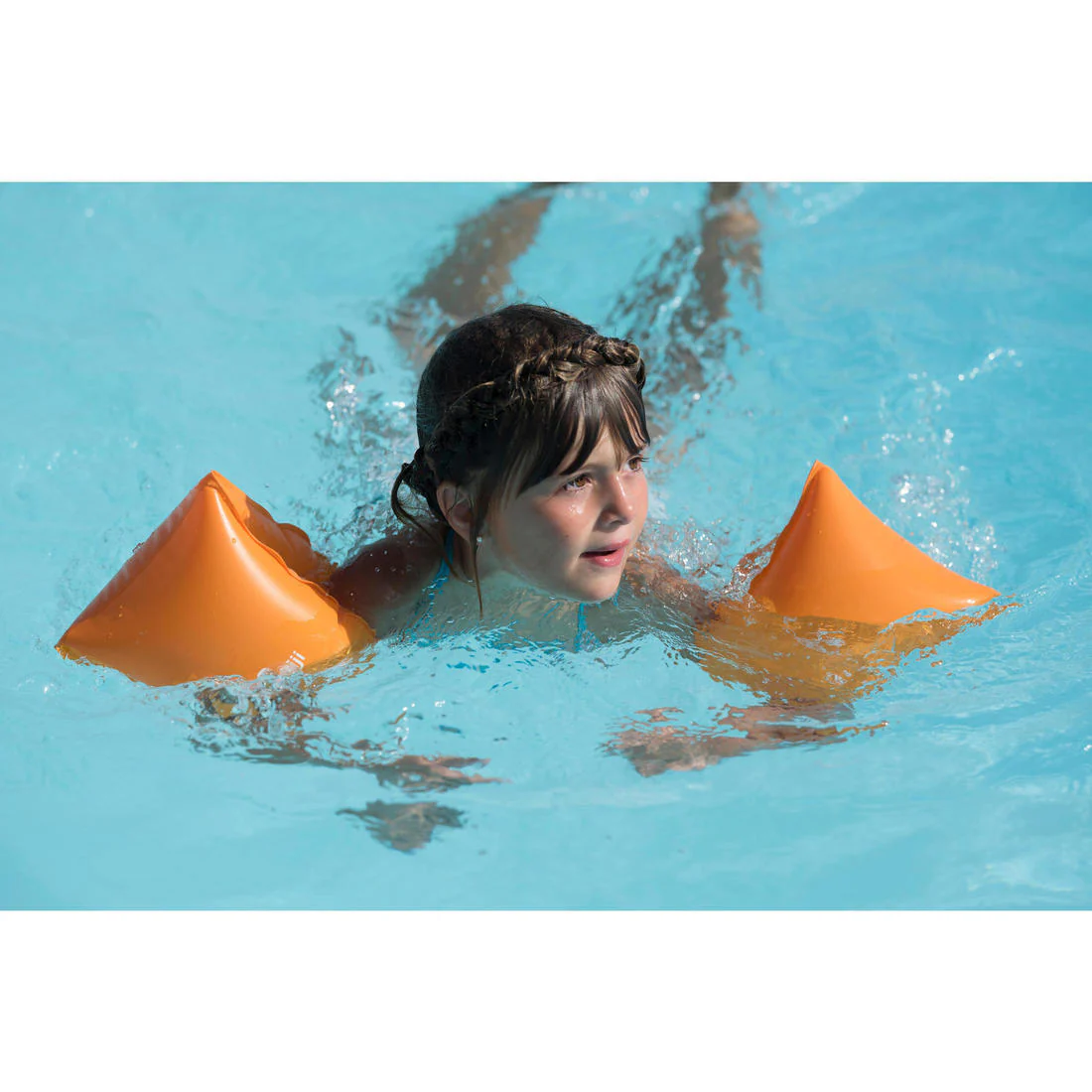 FLOTADORES PARA NATACIÓN NIÑOS 11 A 30 KILOS NARANJA - Image 2